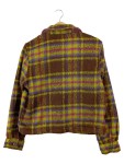 Vorschaubild 2 von Übergangsjacke Damen Gr. 38/M Mehrfarbig Polyester Kariert Casual Knopf