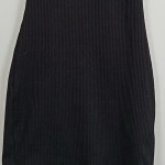 Vorschaubild 4 von Damen Strickkleid Minikleid Spitze Schleife Schwarz Gr. 32 XXS
