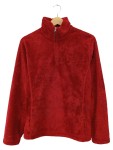 Vorschaubild 1 von Damen Fleecepullover Rot Gr. 38 M Langarm Reißverschluss Freizeit