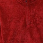 Vorschaubild 3 von Damen Fleecepullover Rot Gr. 38 M Langarm Reißverschluss Freizeit