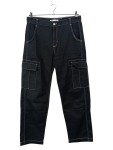 Vorschaubild 1 von Damen Cargohose Schwarz Gr. 40 L31 W31 Baumwolle Casual