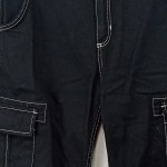 Vorschaubild 3 von Damen Cargohose Schwarz Gr. 40 L31 W31 Baumwolle Casual