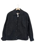Vorschaubild 1 von Jeansjacke Herren Baumwolle Schwarz Knopfleiste Gr. 46 S Casual Denim