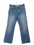 Vorschaubild 1 von Bootcut Jeans Herren Gr. W30/46/S Blau Baumwolle Uni Casual Alltag Boot Fit