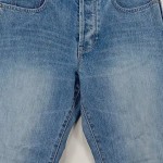 Vorschaubild 3 von Bootcut Jeans Herren Gr. W30/46/S Blau Baumwolle Uni Casual Alltag Boot Fit