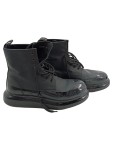 Vorschaubild 1 von Stiefel Herren Gr. 45 Schwarz Leder Schnürung 3 cm Casual Uni