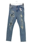 Vorschaubild 2 von Ripped Jeans Herren Gr. W31/48/M Blau Baumwolle Elasthan Uni 43 cm