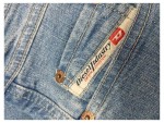 Vorschaubild 2 von Bootcut Jeans Damen Gr. W29/38/M Blau Baumwolle Uni Retro Casual Logo L33