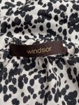 Vorschaubild 2 von Top Damen ärmellos Raffungen weiß gepunktet Animal Print Gr. 46