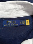 Vorschaubild 2 von Rugby Pullover Herren Gr. 44 XXL Blau Polo Kragen Logo-Stickerei