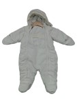 Vorschaubild 1 von Schneeanzug Overall mit Kapuze Weiß Gr. 56 Baby Winteranzug