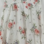 Vorschaubild 3 von Blusenkleid Damen Weiß Blumenmuster Sommer Freizeitkleid Gr. 36 S