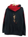 Vorschaubild 1 von Kapuzenpullover Herren Logo Print Schwarz Gr. 54 XXL