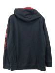 Vorschaubild 2 von Kapuzenpullover Herren Logo Print Schwarz Gr. 54 XXL