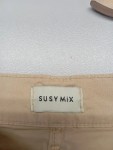 Vorschaubild 3 von Wide Leg Cargo Cargohose Damen Beige Gr. 40 Baumwolle