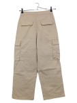 Vorschaubild 2 von Wide Leg Cargo Cargohose Damen Beige Gr. 40 Baumwolle