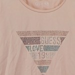 Vorschaubild 3 von Langarmshirt Mädchen Gr. 164 Rosa Logo Strasssteine Baumwolle Freizeit