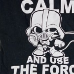 Vorschaubild 4 von Kinder Fanshirt T-Shirt Darth Vader Motiv Schwarz Gr. 80