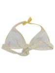 Vorschaubild 2 von Bikini-Oberteil Damen Gr. 40/L Gelb Polyamid Punkte Feminin