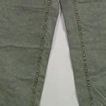 Vorschaubild 4 von Damen Jeans Straight Leg Hose Oliv Gr. W32 L28 Kordelzug