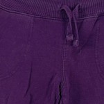 Vorschaubild 4 von Kinder Jogginghose Baumwolle Lila Gr. 86 Kordelzug Rippstrick