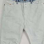 Vorschaubild 3 von Jeans Straight Leg Damen Weiß Gr. W25/34/XS Baumwolle Uni Modern Freizeit