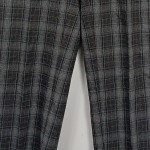 Vorschaubild 4 von Damen Schlafanzug Hose kariert grau Freizeit Gr. 36