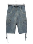 Vorschaubild 1 von Cargo Shorts Damen Blau Gr. 40 Baumwolle Freizeit Casual