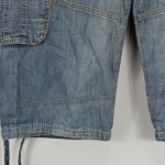 Vorschaubild 4 von Cargo Shorts Damen Blau Gr. 40 Baumwolle Freizeit Casual