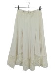 Vorschaubild 1 von Unterrock Damen Gr. 38 M Weiß Rock mit Spitze Elegante Unterwäsche