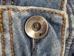 Vorschaubild 2 von Bootcut Jeans Herren Blau Gr. W32/48/M Baumwolle Uni Casual Freizeit