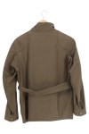 Vorschaubild 2 von Leichte Jacke Damen Braun Klassisch Casual Baumwolle Gr. 32/XXS