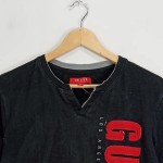 Vorschaubild 3 von T-Shirt Herren Schwarz Logo Print Gr. 48 Baumwolle Polyester Freizeit
