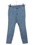Vorschaubild 1 von High Waist Jeans Damen Blau Uni Baumwolle Gr. W30 L28