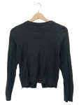 Vorschaubild 3 von Damen Strickjacke Cardigan Schwarz Basic Gr. 34 XS Baumwolle
