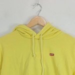 Vorschaubild 3 von Damen Kapuzenpullover Hoodie Gelb Cropped Gr. 34 XS