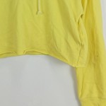 Vorschaubild 4 von Damen Kapuzenpullover Hoodie Gelb Cropped Gr. 34 XS