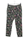 Vorschaubild 1 von Cargohose Damen Grün Blumenmuster L30 XL W33 Freizeit Hose