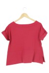 Vorschaubild 2 von Damen T-Shirt Rot Gr. XS;32 Casual Baumwolle Kurzarm