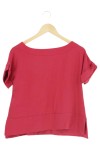 Vorschaubild 1 von Damen T-Shirt Rot Gr. XS;32 Casual Baumwolle Kurzarm