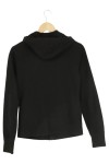 Vorschaubild 2 von Sweatjacke Damen 34/XS Schwarz Kapuze Strass Reißverschluss