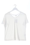 Vorschaubild 1 von Uniqlo V-Ausschnitt-Shirts weiß Größe 38