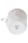 Vorschaubild 2 von Kaffeetassen Set 3x Weiß Vintage Keramik Blumenmuster Elegant