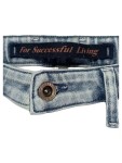 Vorschaubild 2 von Jeans Straight Leg Damen Weiß Gr. W25/34/XS Baumwolle Uni Modern Freizeit
