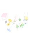 Vorschaubild 1 von Spielfiguren-Set Komplett Kinder Gartenmöbel Zubehör Blumen Mehrfarbig
