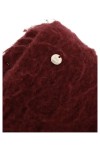 Vorschaubild 2 von Damen Schal Rot Polyester Fransen Elegant Klassisch