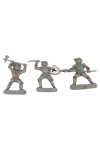 Vorschaubild 1 von Spielfiguren-Set Komplett Ritter Krieger Grau Kinder Spielzeug