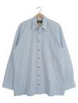 Vorschaubild 1 von Herren Trachtenhemd Blau Kariert Langarm Gr. 50 L Baumwolle