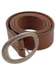 Vorschaubild 1 von Gürtel Braun Gr. 75 Leder Uni Vintage Casual 3 cm 78 cm