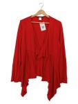 Vorschaubild 1 von Damen Strickjacke Gr. 40 Rot Casual Langarm